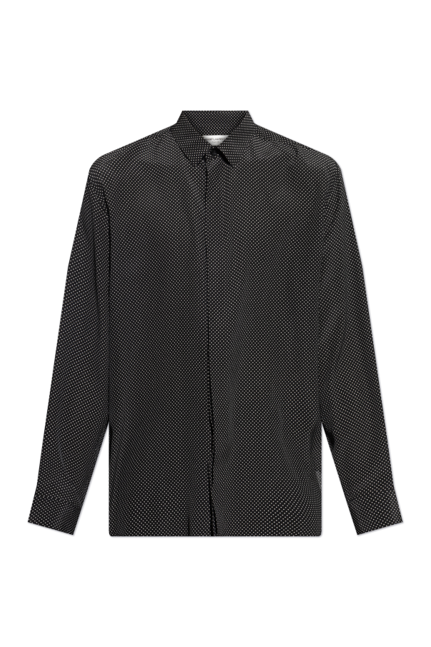 Tシャツ・カットソー SAINT LAURENT Men T Shirts 818535YBHD2 BLACK SAINT LAURENT: T-shirt men - Black | Saint Laurent t-shirt